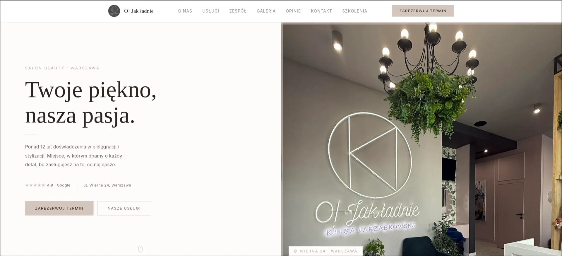Website — O Jak Ładnie